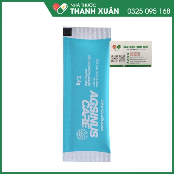 Agsinus care - Dung dịch vệ sinh mũi xoang dịu nhẹ